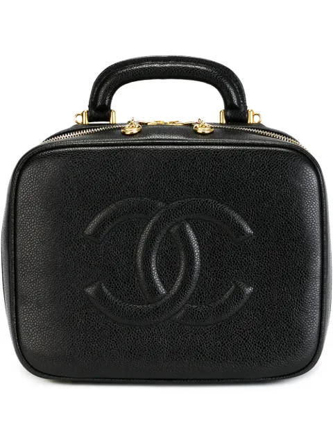 chanel red vanity case