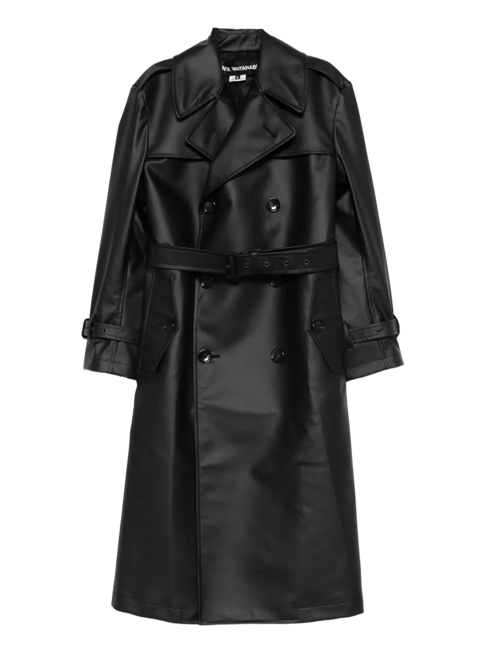 Junya Watanabe ruff collar cape - Nero