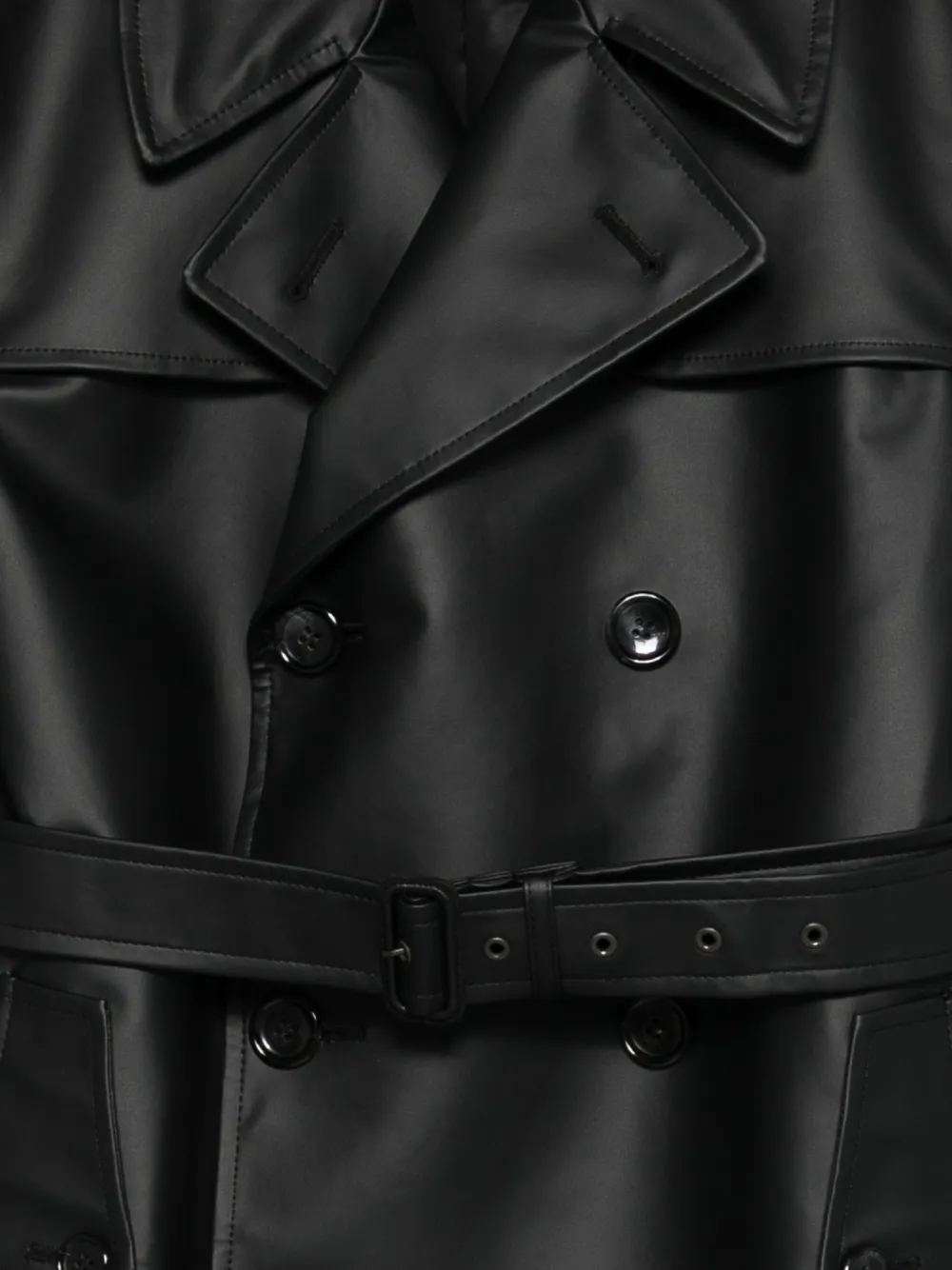  Junya Watanabe Double-breasted Coat - Black 