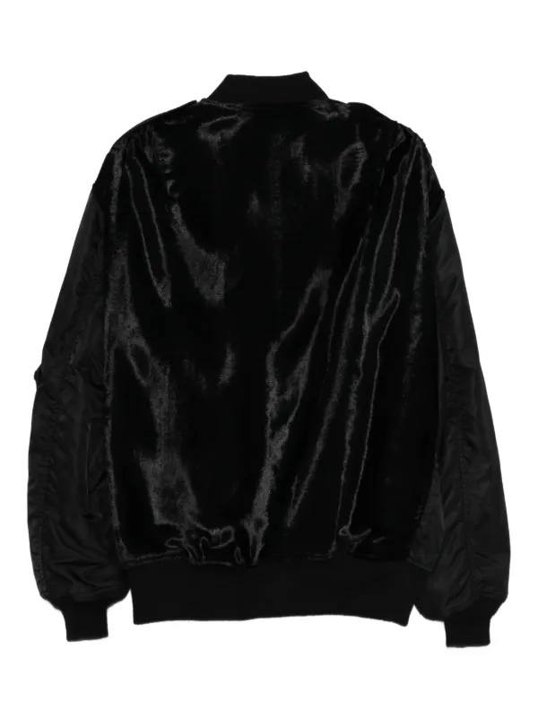 Junya Watanabe x Comme Des Garçons zip-up Bomber Jacket | Black