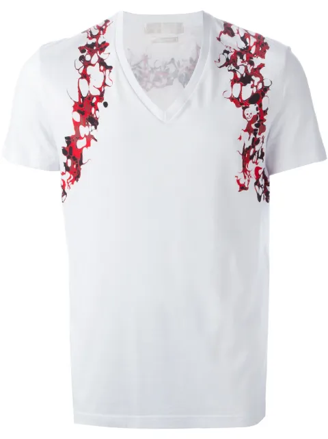 Alexander McQueen marbled print T-shirt