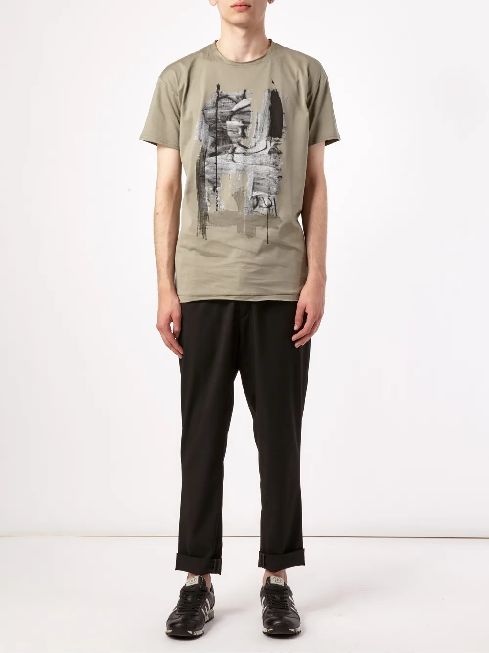 Leclaireur abstract print T-shirt - Groen