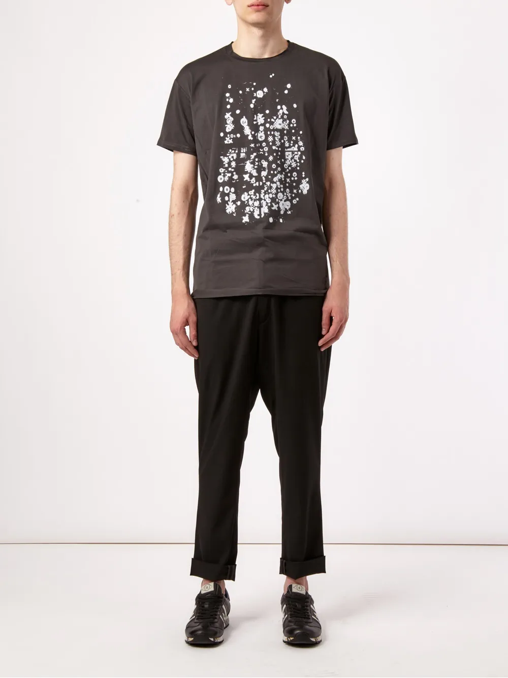 Leclaireur abstract print T-shirt - Grijs