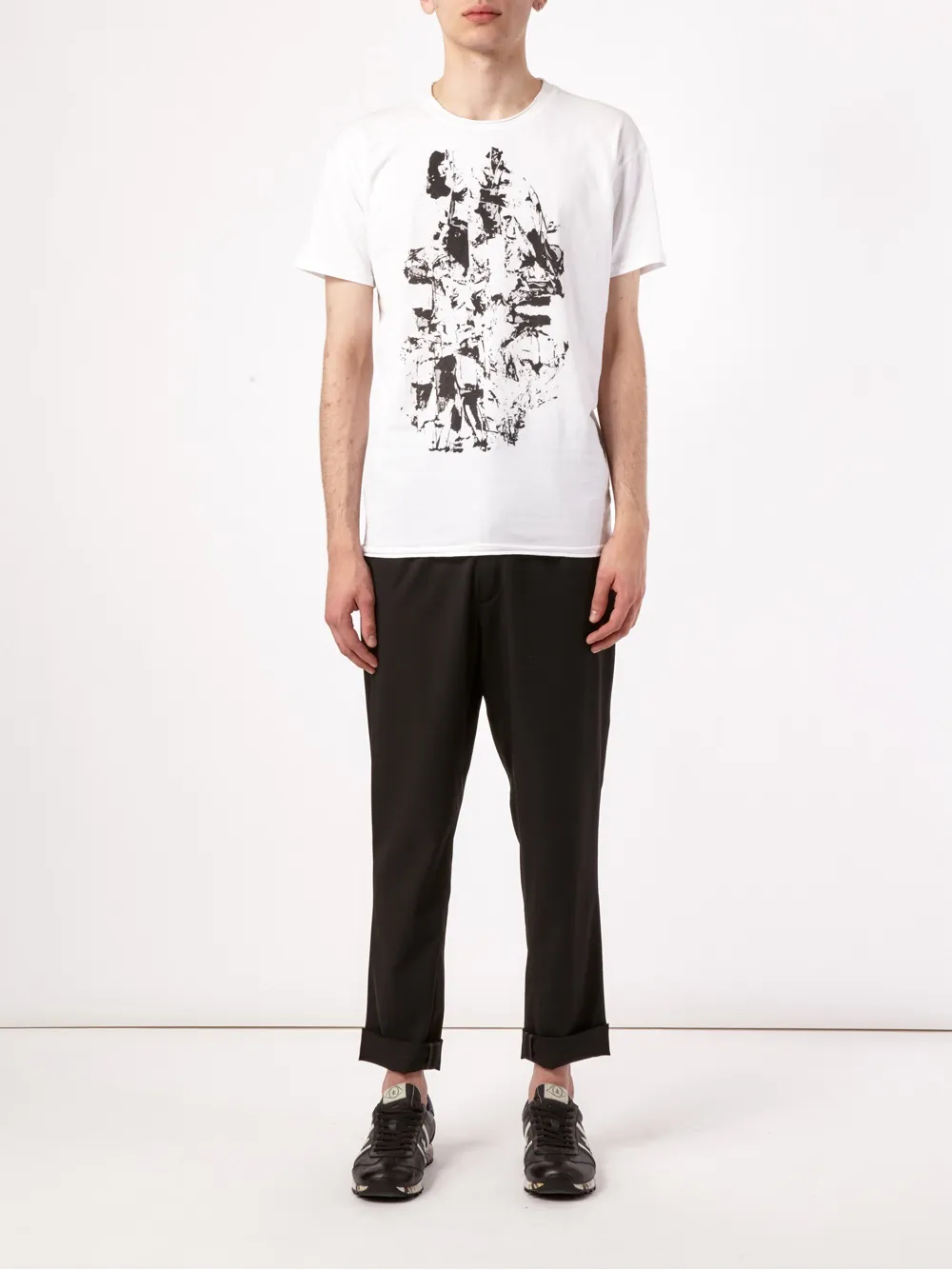Leclaireur abstract print T-shirt - Wit