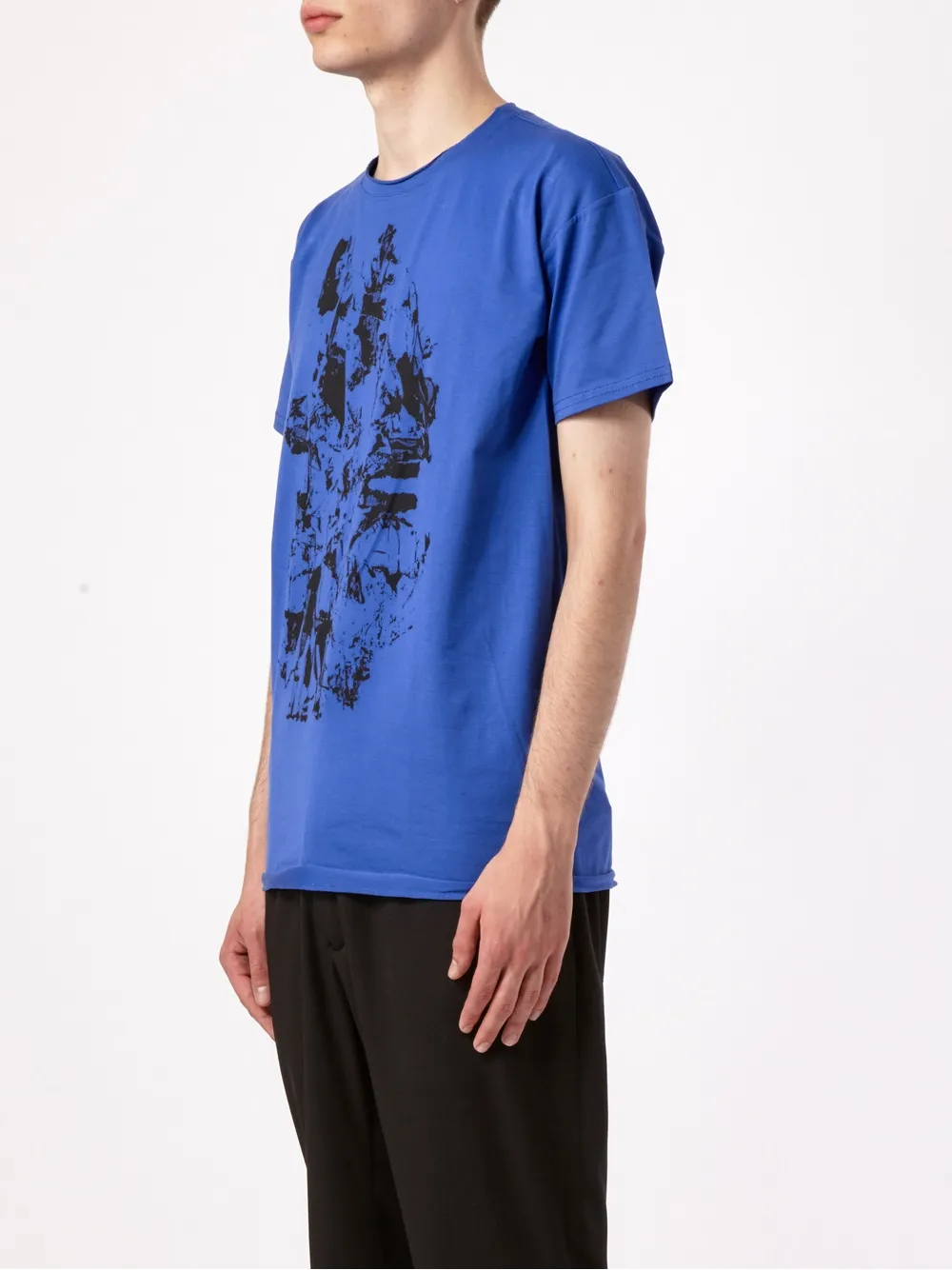  Leclaireur T Shirt Mit Abstraktem Print   Blau 
