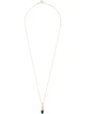 True Rocks small pill pendant necklace - Metallic