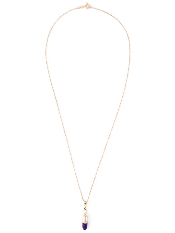 アクセサリー True Rocks - Small Pill Pendant Necklace True Rocks Small Pill Pendant Necklace | Green | FARFETCH