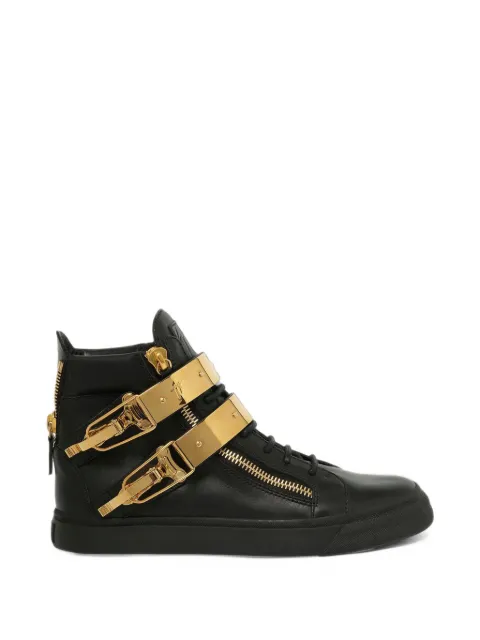 Giuseppe Zanotti хай-топы с застежками-молниями