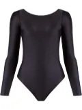 Brigitte open back bodysuit - Black