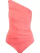 Image 1 of Brigitte one shoulder draped swimsuit