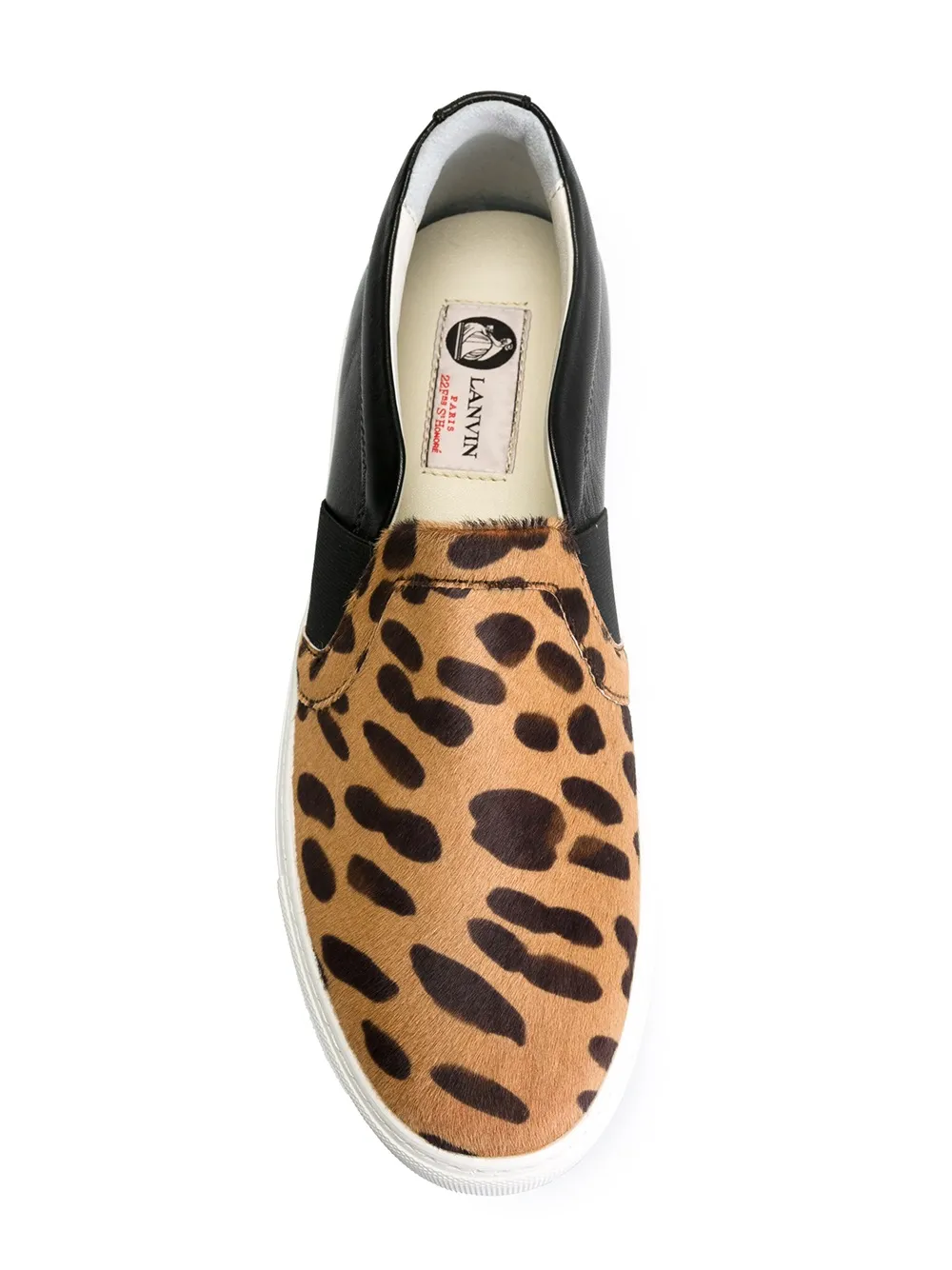 Lanvin Sneakers met luipaardprint Zwart