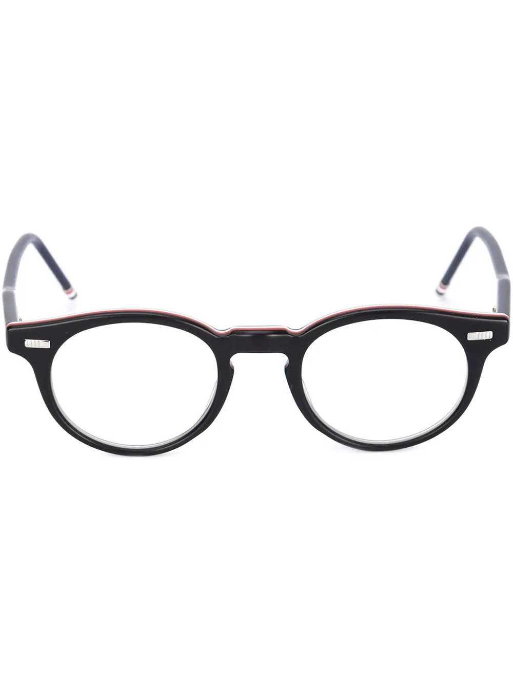 Thom Browne Eyewear round frame glasses - Blu