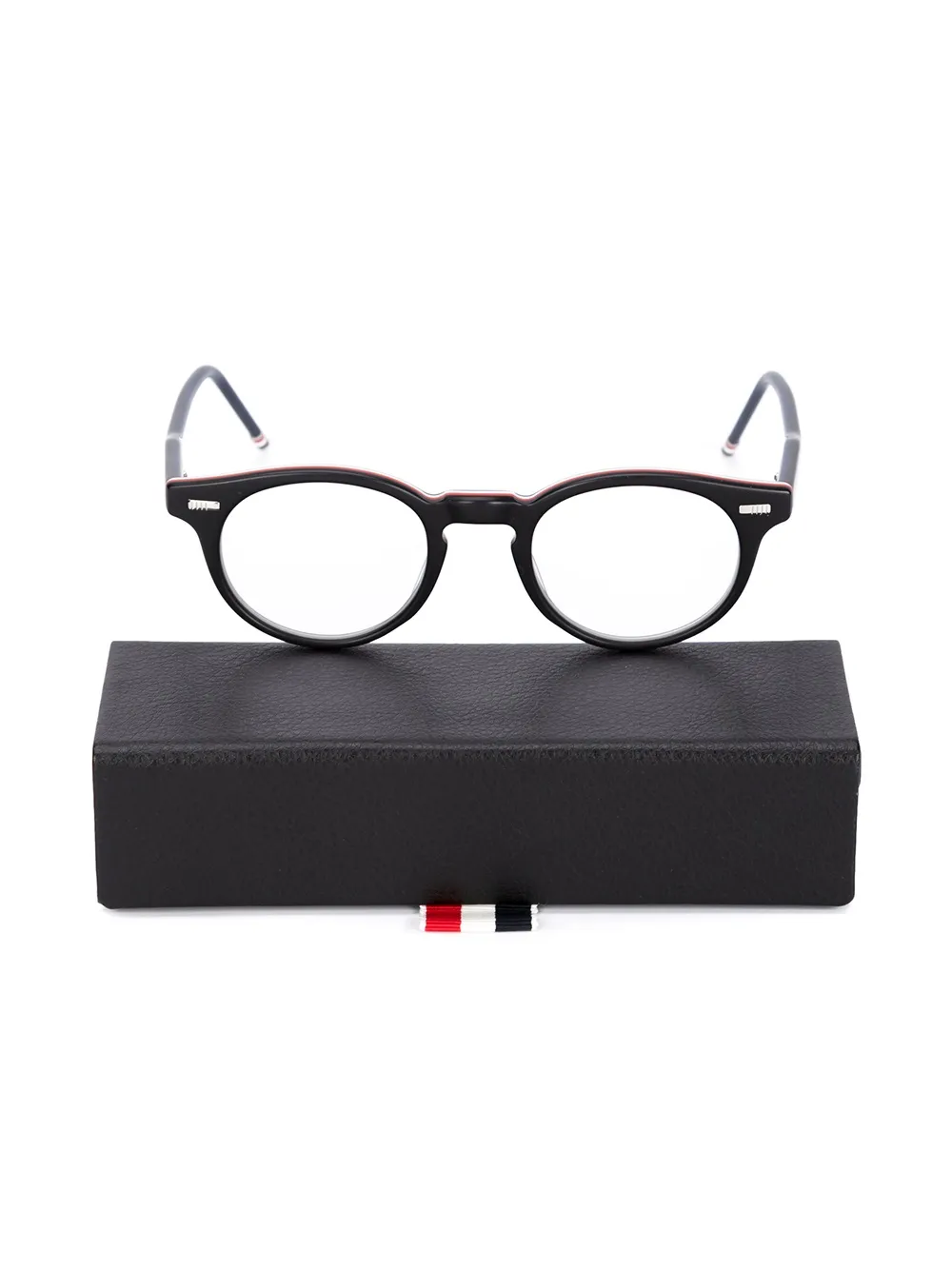  Thom Browne Eyewear Brille Mit Rundem Gestell   Blau 