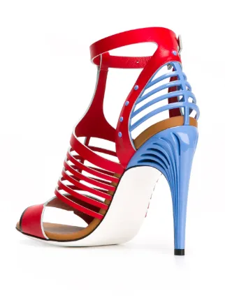 fendi red sandals