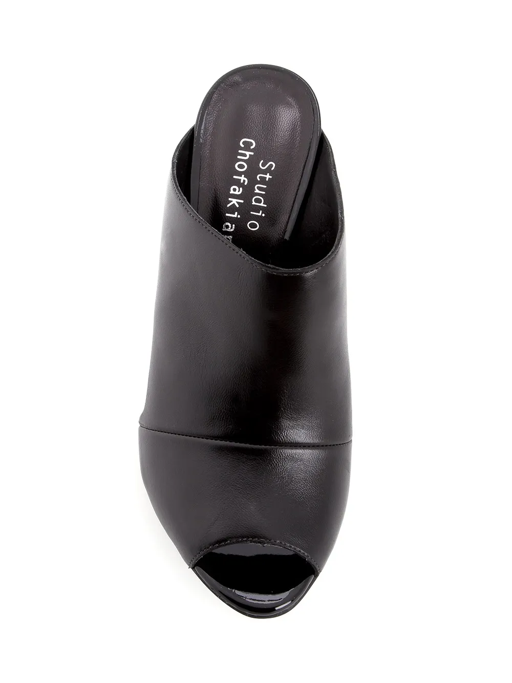 Studio Chofakian wedge mules Black