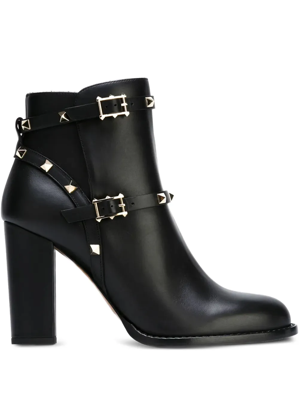 Valentino Garavani studded ankle boots Black