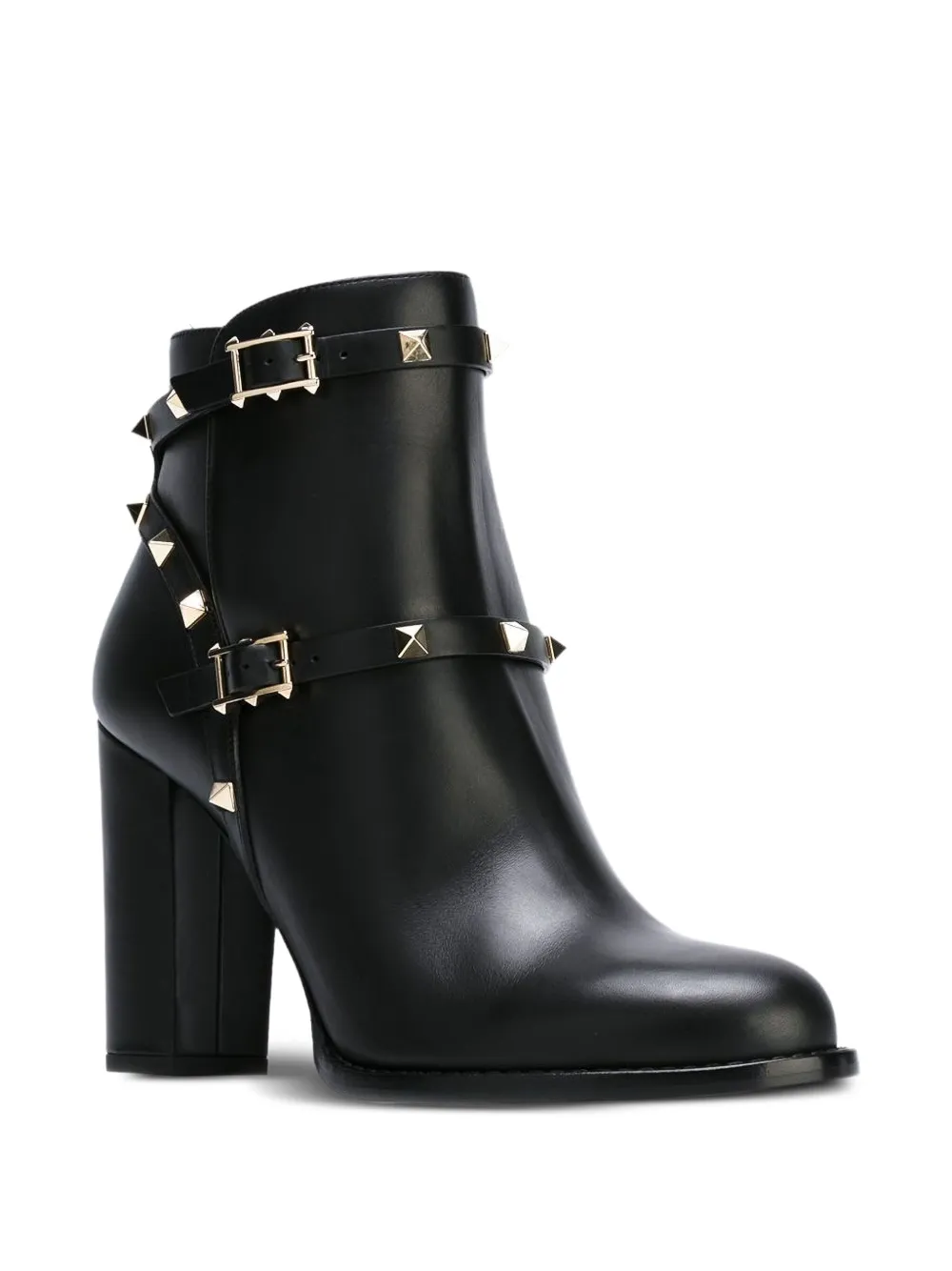 Valentino Garavani Rockstud enkellaarzen Zwart