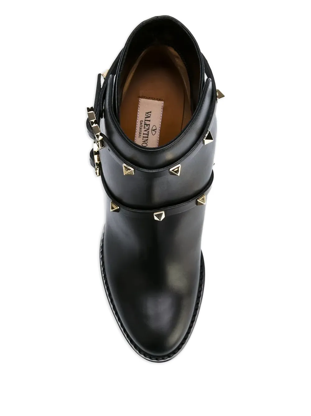 Valentino Garavani Rockstud enkellaarzen Zwart