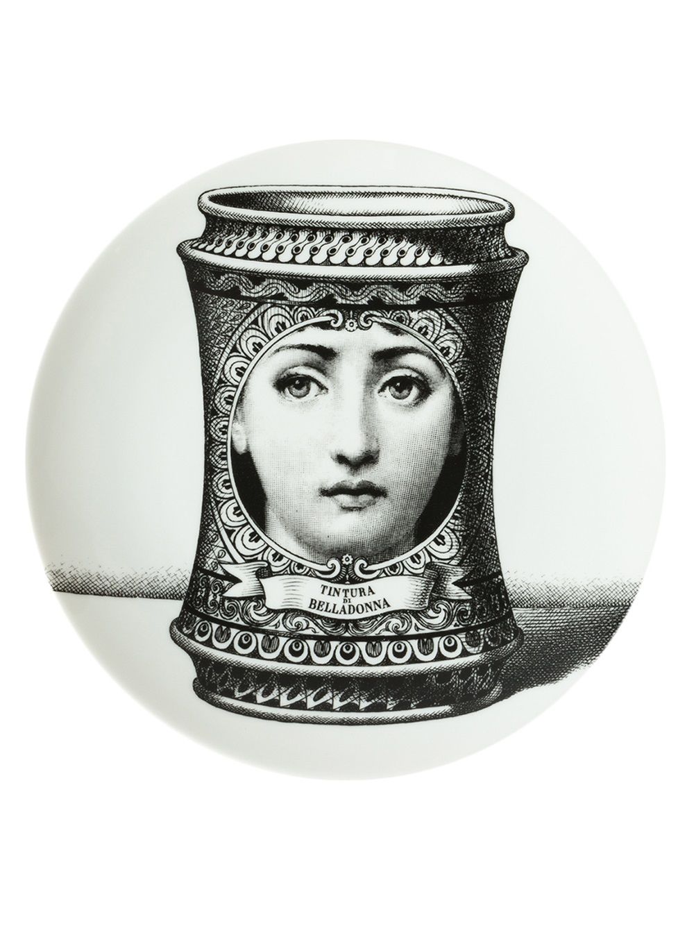 фото Fornasetti тарелка с рисунком лица