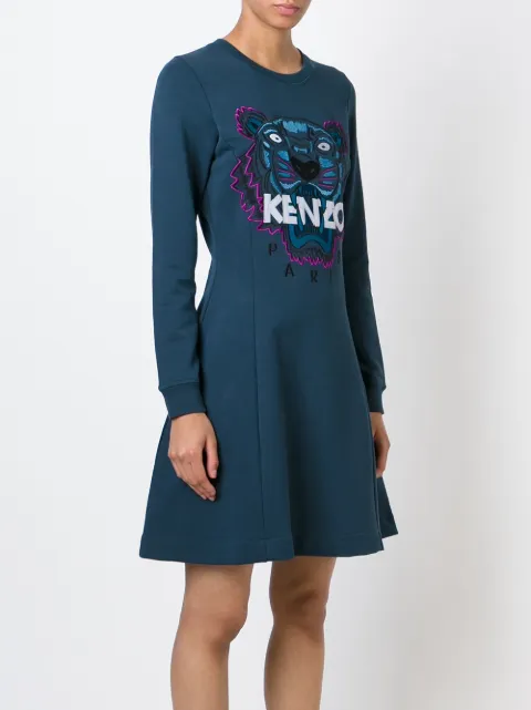 kenzo tiger sweatshirt dress