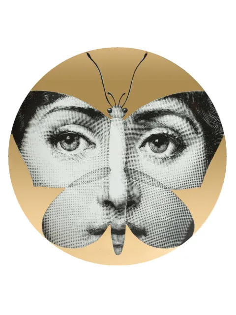 Fornasetti butterfly face print plate