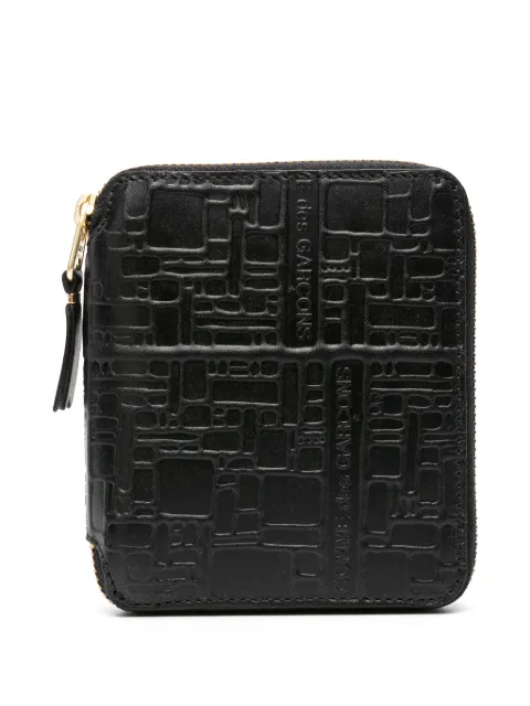 Comme Des Garçons Wallet cartera "Embossed Logo"
