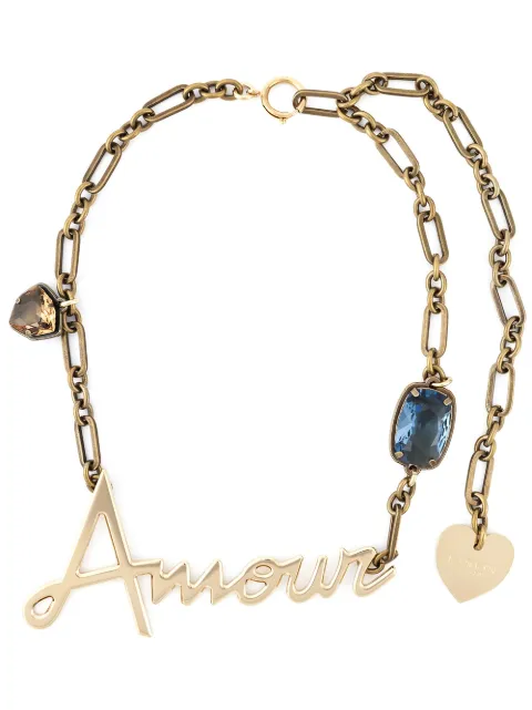 Lanvin amour pendant necklace