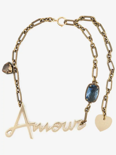 Lanvin amour pendant necklace