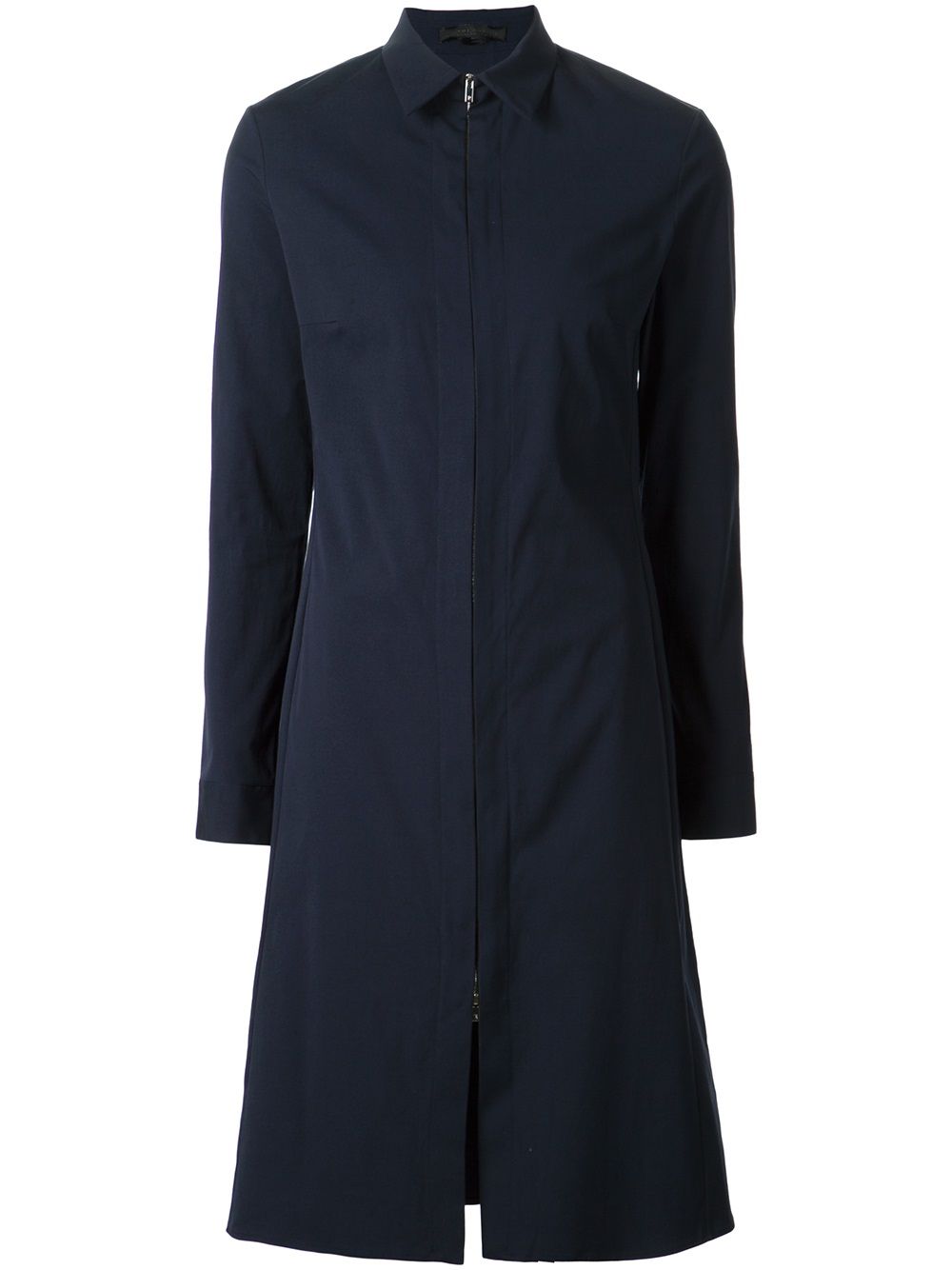 zip front shirt dress