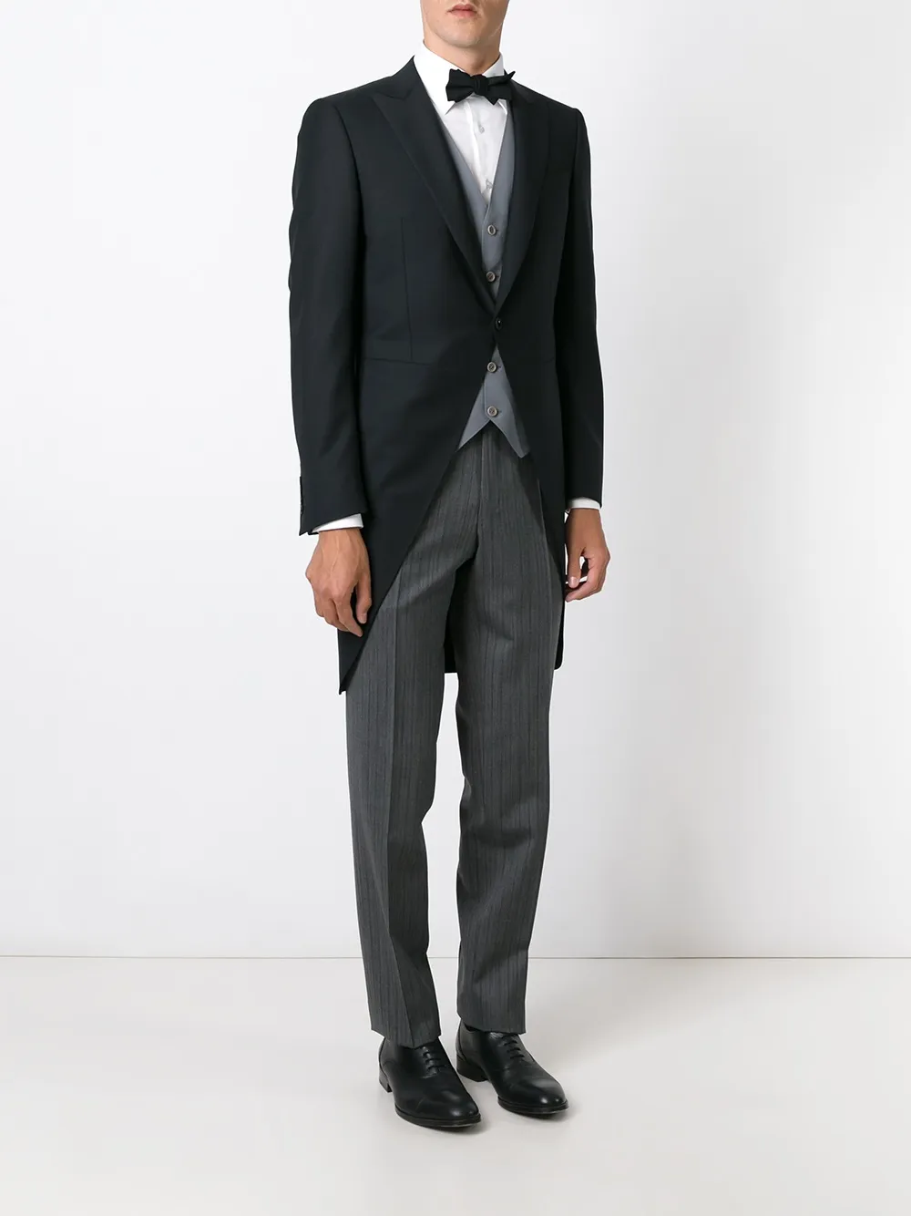 Canali three piece suit Zwart