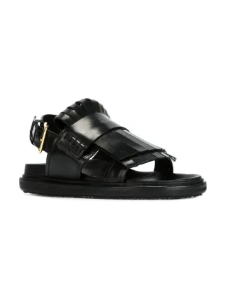 marni fringed fussbett sandals
