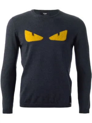 fendi bug eye sweater