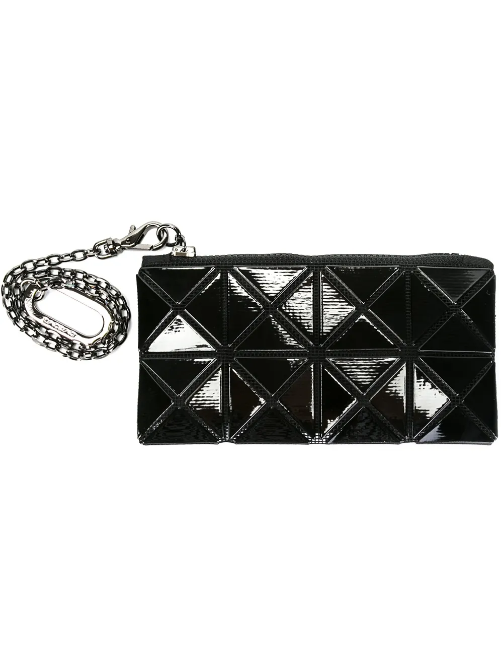 Bao Bao Issey Miyake Chain Wristlet Pass Case In Black
