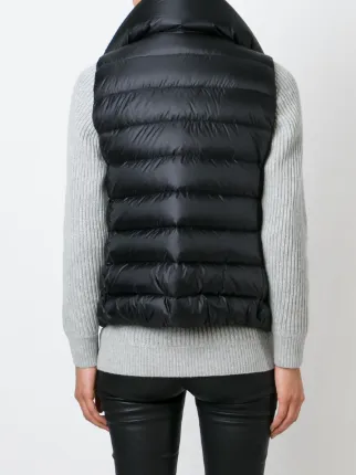moncler liane gilet in black moncler liane gilet in black