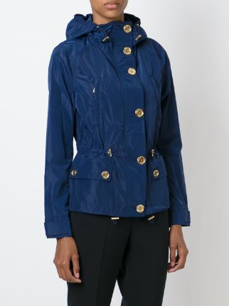 michael kors parka blue