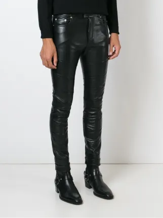 skinny leather trousers