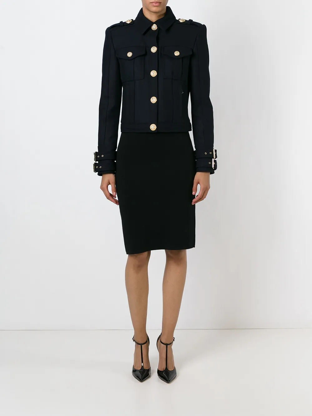 balmain army jacket