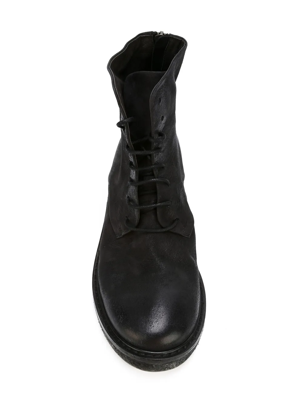Marsèll distressed combat boots Zwart