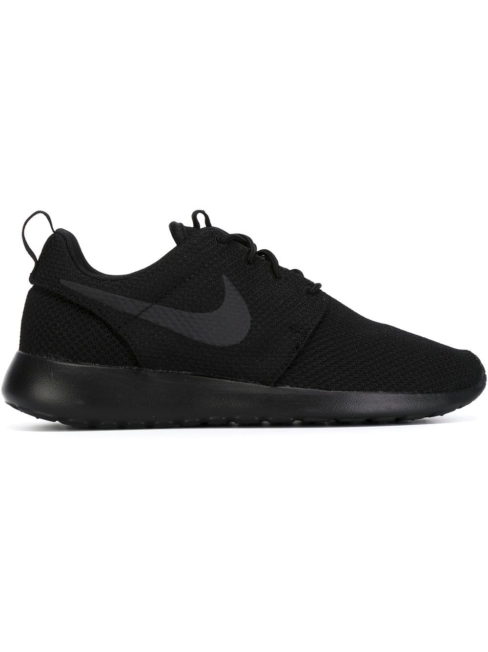 Shop Nike Roshe One Low-top Sneakers In Black