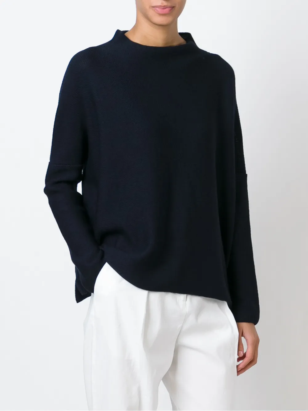 Daniela Gregis Cozy Knit Turtleneck Pullover In Multi