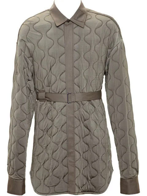 Ann Demeulemeester Long Quilted Jacket