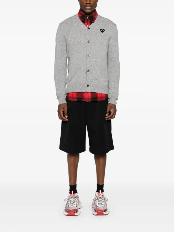 Comme Des Garçons Play ハートロゴ カーディガン 通販 - FARFETCH