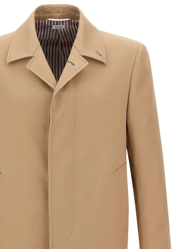 Thom Browne シングル オーバーコート 通販 - FARFETCH