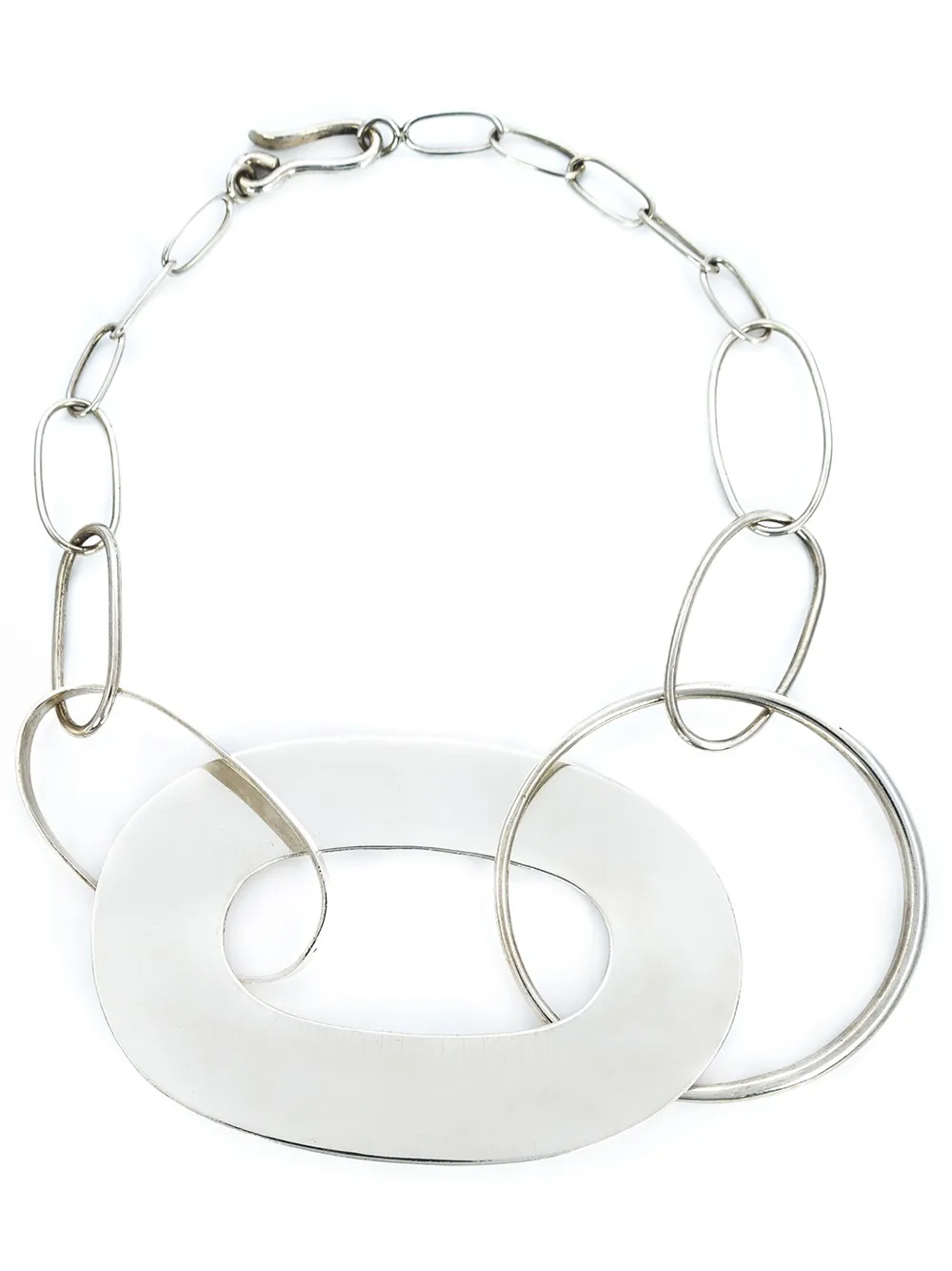 Taher Chemirik interlocking hoop necklace