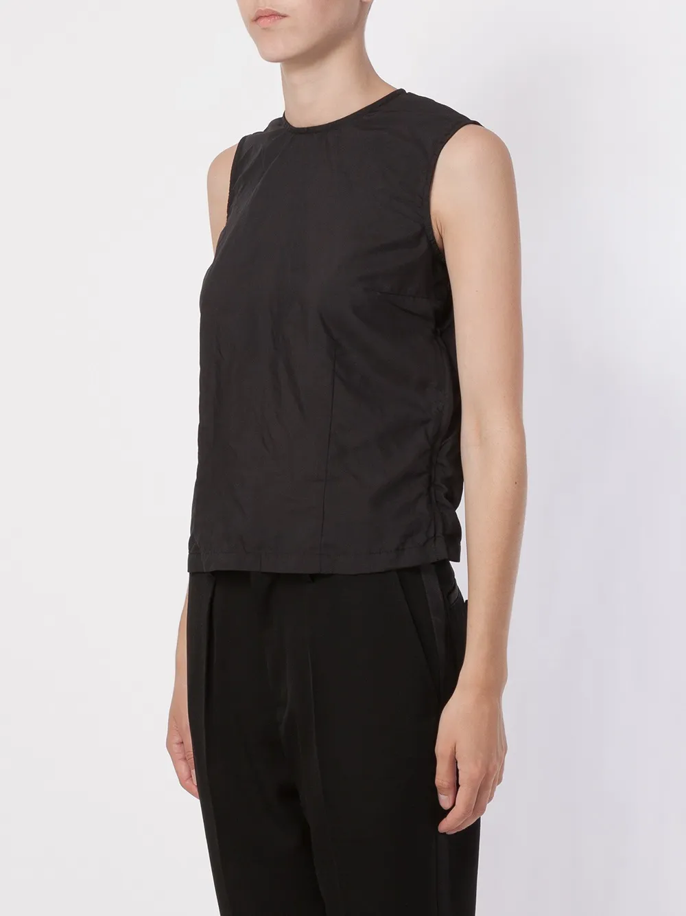 Comme Des Garçons round neck tank top Zwart