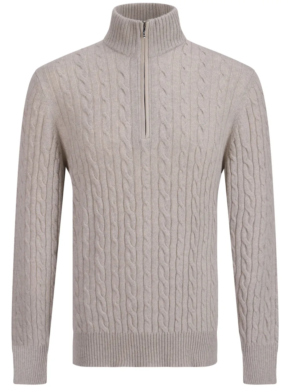 Loro Piana cable knit sweater | Neutrals | Image 1