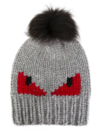 Fendi bonnet bag bugs à pompon