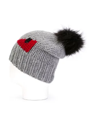 Fendi bonnet bag bugs à pompon
