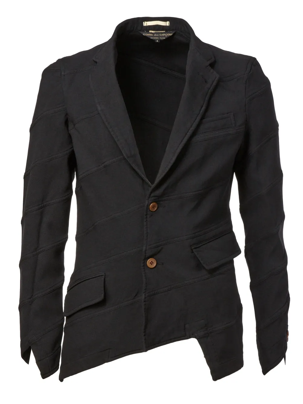 Comme des Garçons Homme Plus asymmetric blazer | Black | Image 1