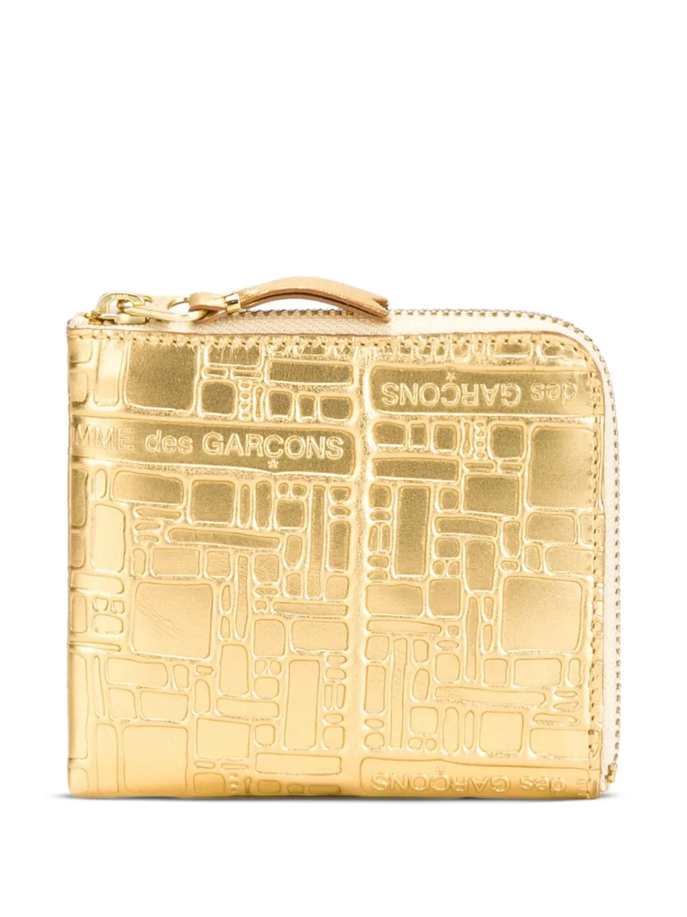 Comme Des Garçons Wallet 'Embossed Logo' purse - Metallic